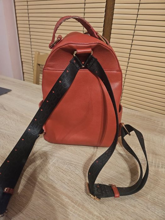 Раница червена liu jo, с протрита дръжка