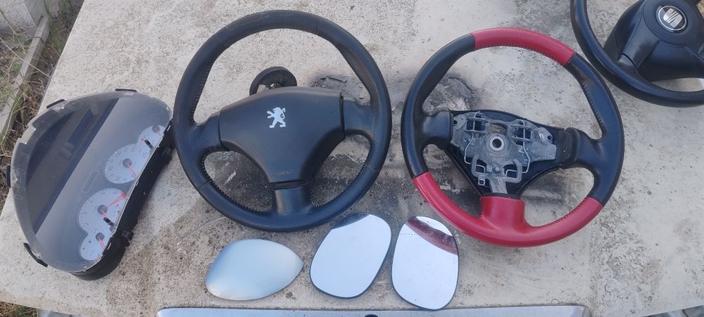 Volan piele Peugeot 206 306 Cc seat leon toledo Opel vectra momo sport