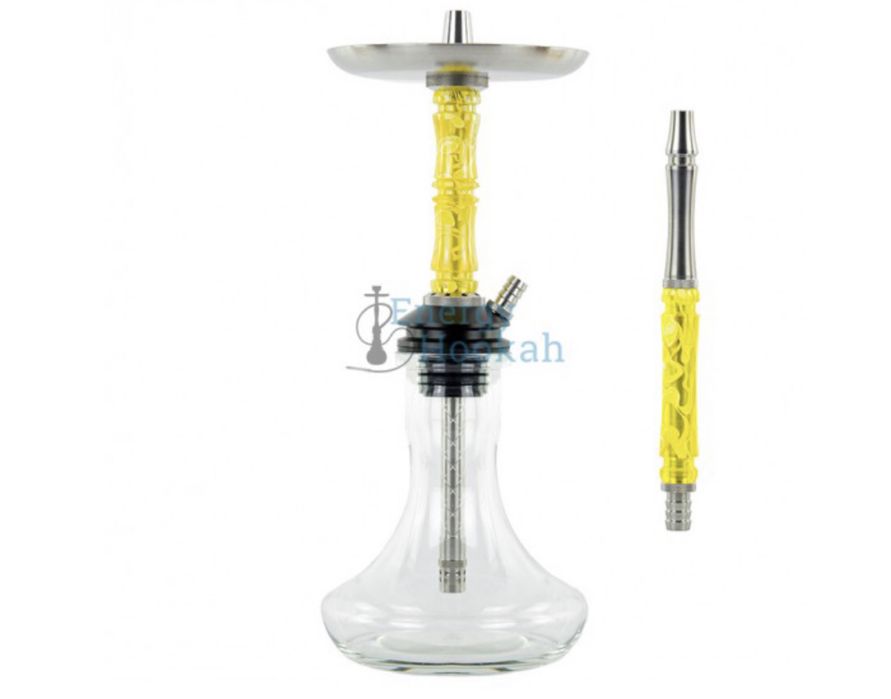 Narghilea Moze Breeze Two, Diverse nuante, Vas Transparent