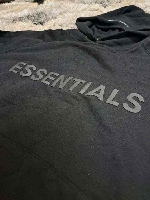 Hanorac Essentials Fear of God negru