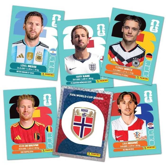 PRE-ORDER: Panini WORLD CUP 2026 празен албум + всички стикери