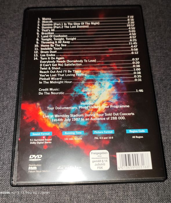 Genesis-Live Wembley DVD