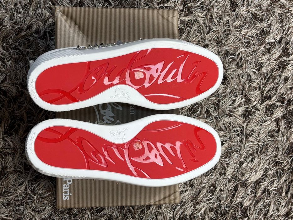 Adidași Christina Louboutin - calitate premium - albi