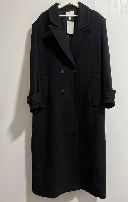 Palton negru H&M dama