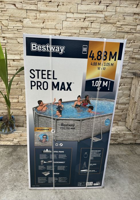 Басейн BESTWAY 488/305/107СМ