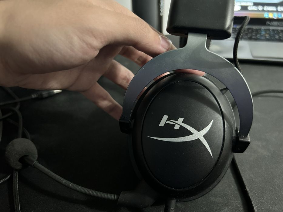 Клавиатура и наушники hyperX cloud 2