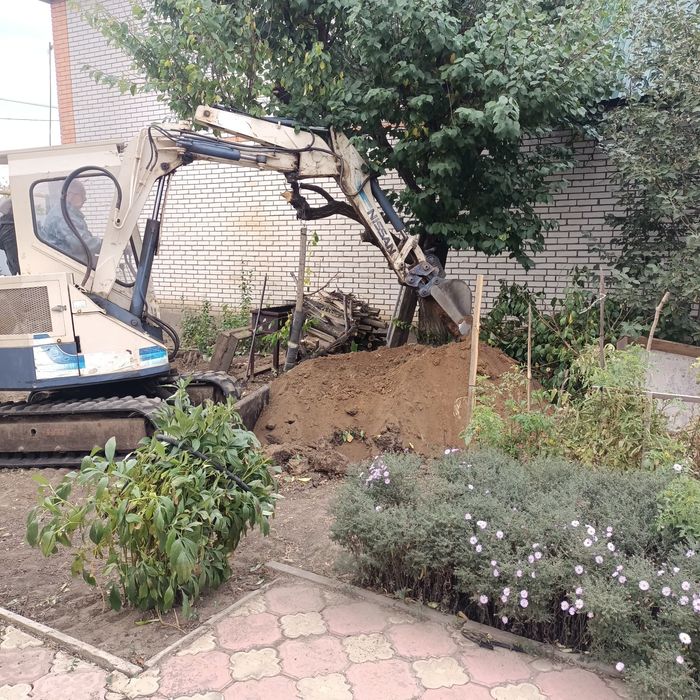 Услуги мини-экскаватора