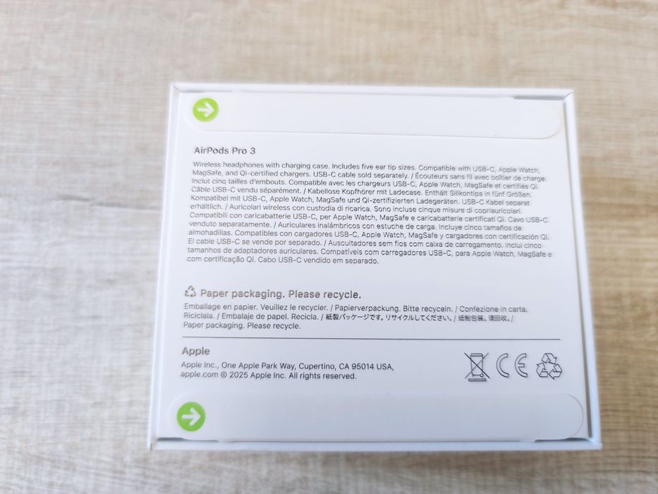 НОВИ! Apple AirPods Pro 3rd Gen 2025 MagSafe USB-C ГАРАНЦИЯ!