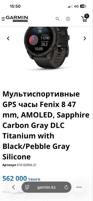 Garmin Fenix 8 AMOLED Sapphire