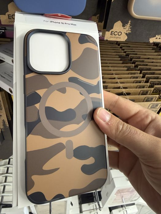 iPhone 16,16 Pro,16 Pro Max камуфлажни magsafe гърбове