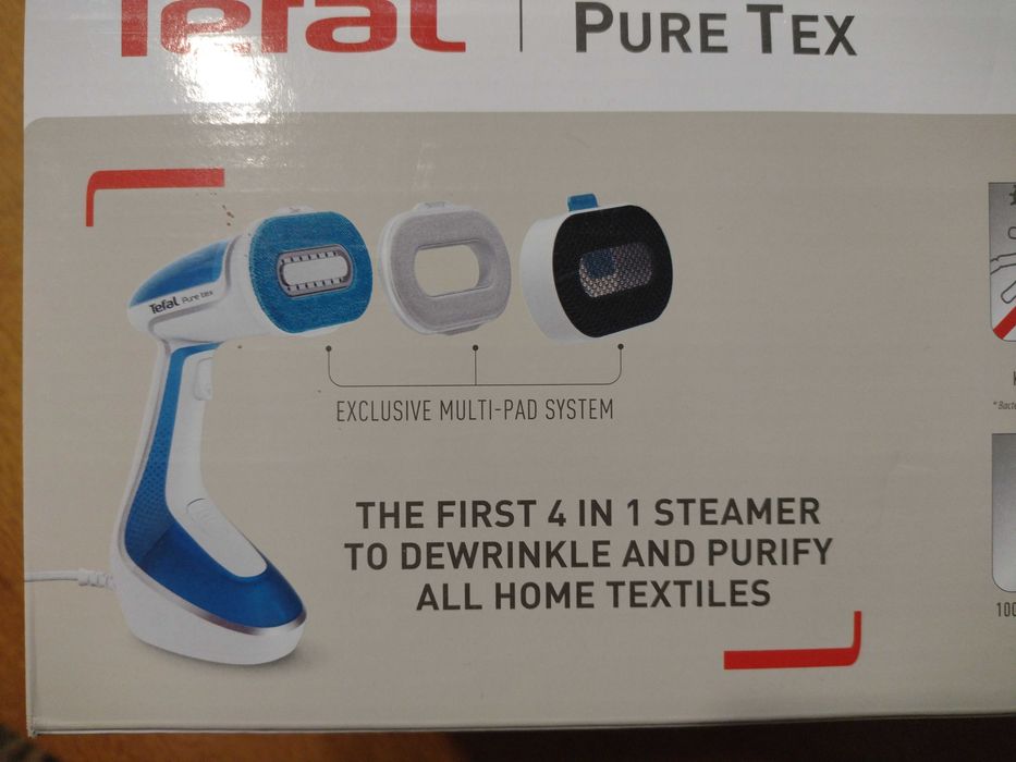 Aparat de călcat vertical Tefal Pure Tex 4-în-1 nou