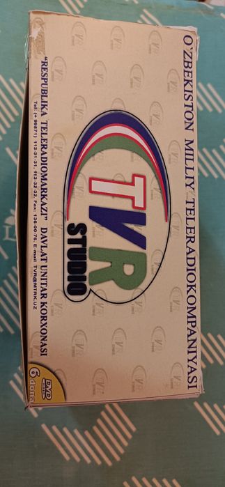 Узбек классика кинолари, узбек тилида, янги комплект 6-та DVD диск.