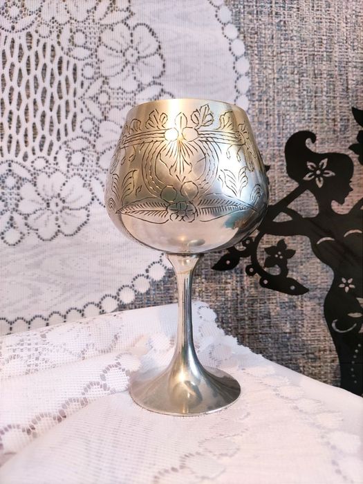 Металлический винный фужер LEADFREE