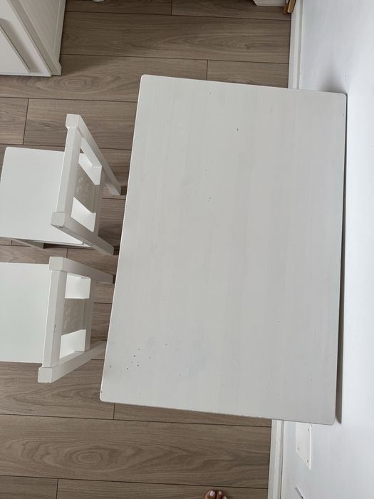 Set masa cu scaune copil de lemn Ikea