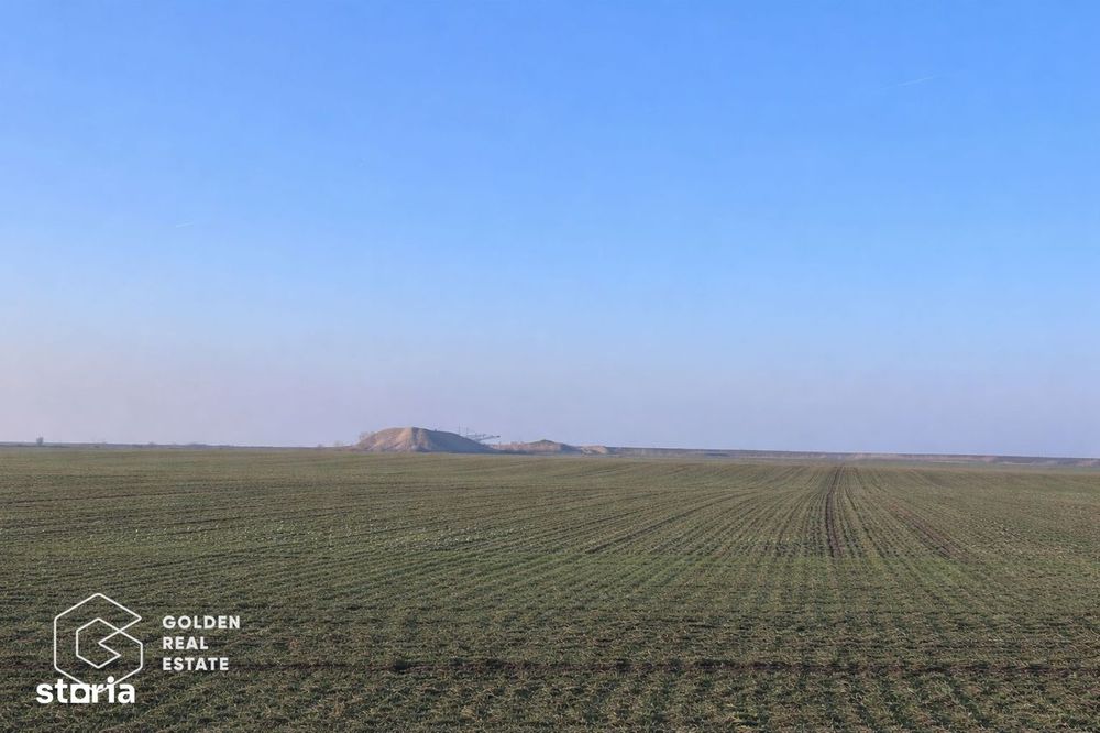 Teren agricol 32.000 mp, deschidere sosea Arad–Siria