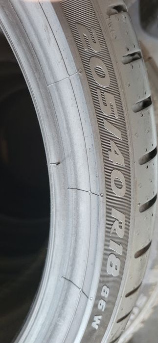 4 anvelope 205 40 18 pirelli p zero 2021 runflat bmw