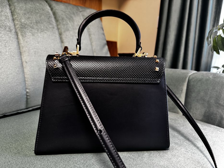 Geanta musette noua din piela