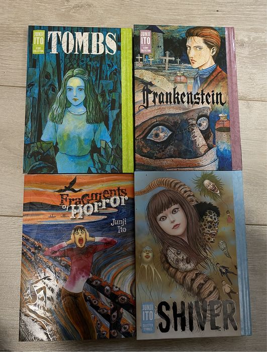 Junji Ito манга - Tombs, Frankenstein, Shiver, Fragments of horror