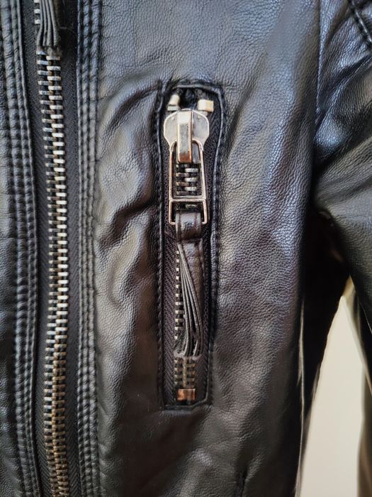 Дамско яке еко кожа