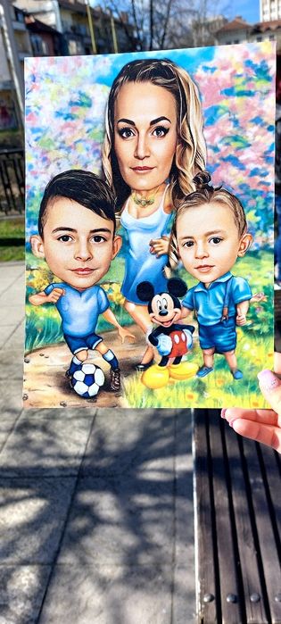 Карикатура по ваш избор. Подарък за теб