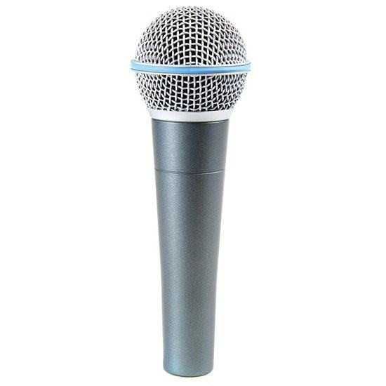 Microfon profesional voce tip BETA 58A cu cablu 5m, borseta, nuca