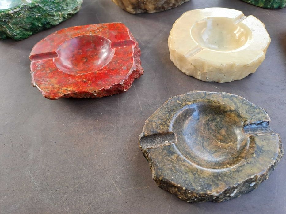 alabastru verde Romano Bianchi scrumiera onix cadou