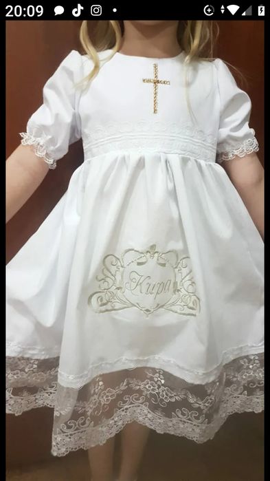 Крестильный наряд, рубашка для крещения