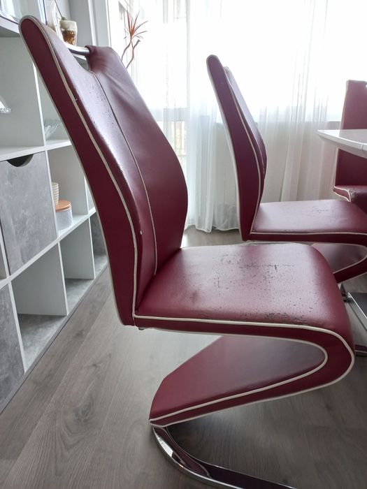 Кожени столове- 6 броя