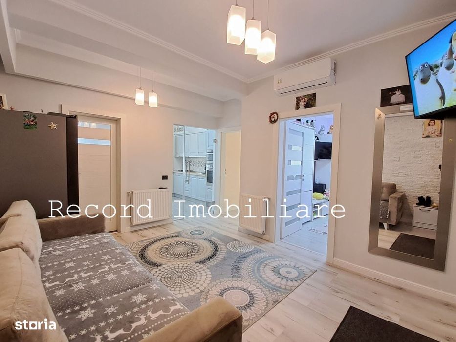 Apartament 57 mp, decomandat cu 2 dormitoare,et.1,parcare Apahida