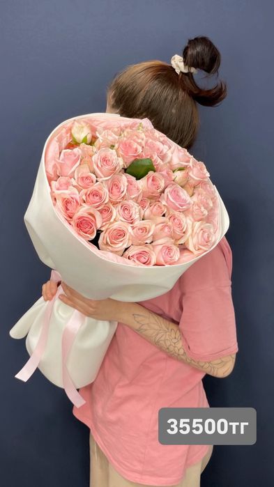 Цветы букеты розы