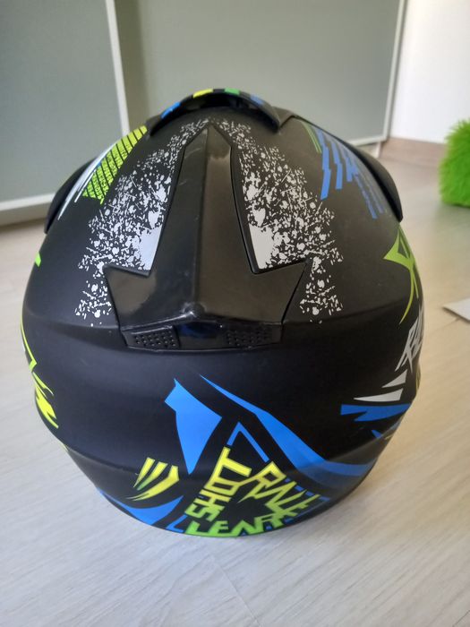 Casca bicicleta full face si ochelari transparenti MTB Silvis
