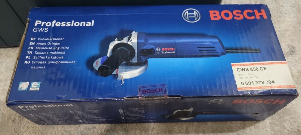 Bolgarka, Bosch. Угловая шлифовальная машина.