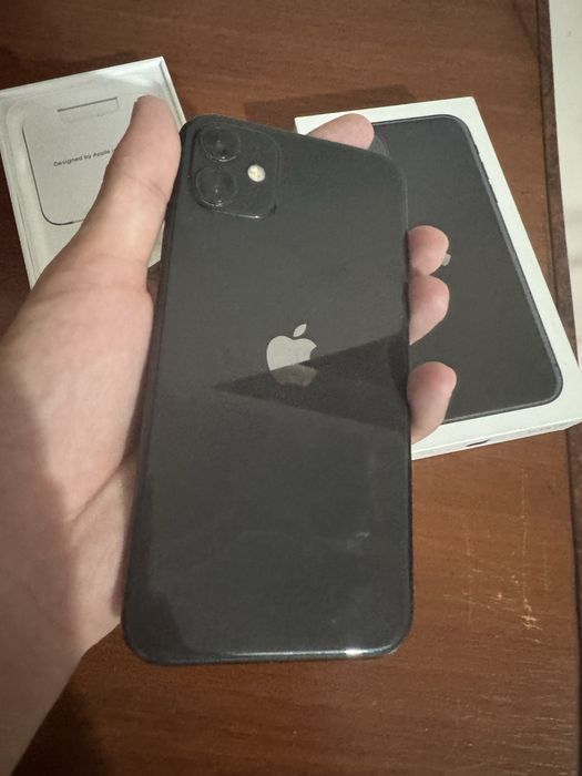 Iphone 11 black 64 gb karobka bor ayb yo 75 yomkst