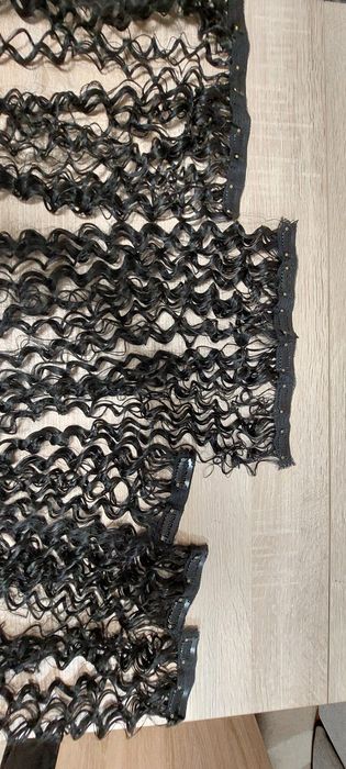 Екстеншън за черна къдрава коса