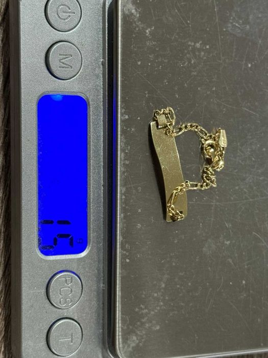 Златна детска Гривна 1.5гр
