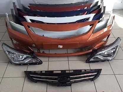 Бампер передний окрашенный Hyundai Accent / Kia Rio / Акцент/ Рио