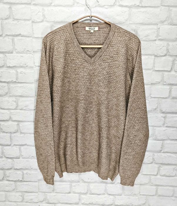 BALLY Оригинален мъжки пуловер размер L