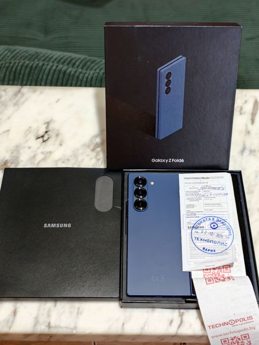 Samsung Galaxy Z Fold 6 Navy 512/12gb! Нов ! Гаранция Технополис!