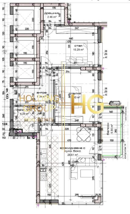 Продава се Тристаен апартамент в Варна, Младост 1 - 113 кв.м за 1230 €/кв.м - Снимка #1