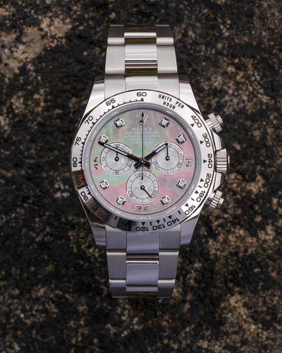 rolex daytona 40mm Pearl Dial