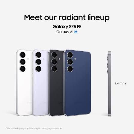 НОВ! Samsung Galaxy S25 FE 5G 256GB 8RAM Jetblack / Navy / Ice Blue