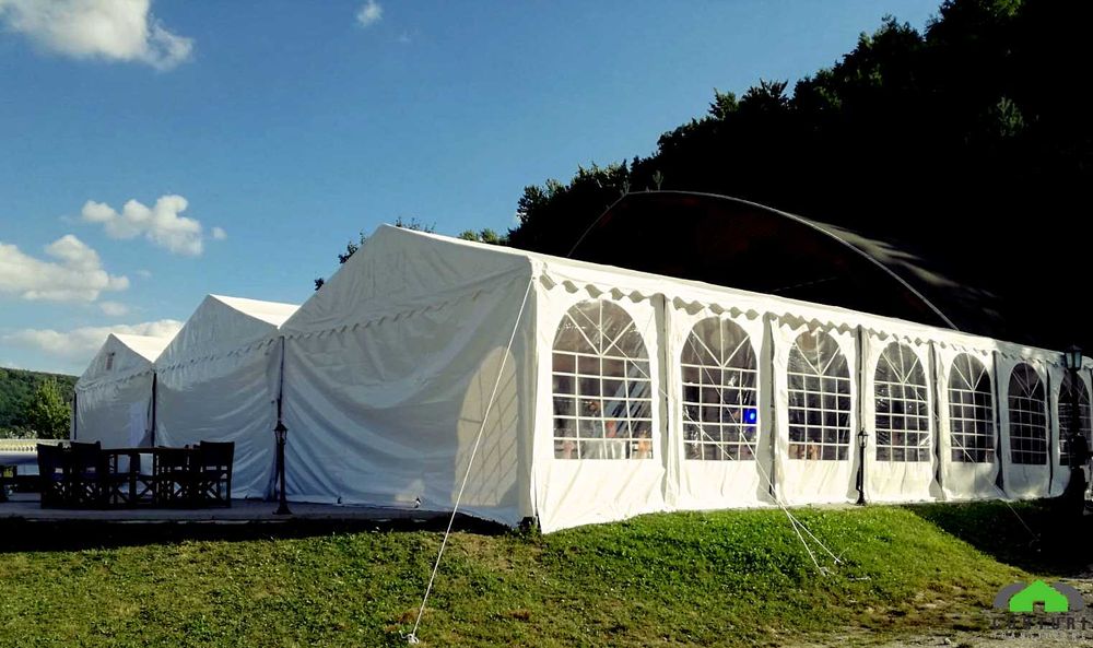 Cort eveniment, cort de petrecere, pavilon, structura din otel