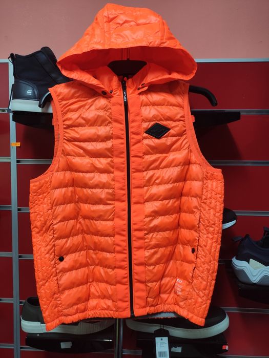 Оригинална водоустойчива грейка Replay S мъжка елек реплей оранжева