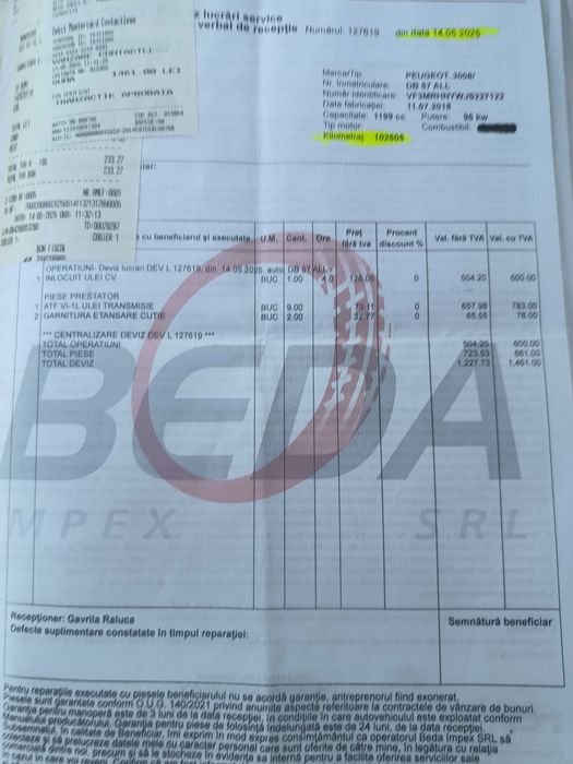 peugeot 3008 model 1.2 an 2018 cutie automata 32000 km. impecabila