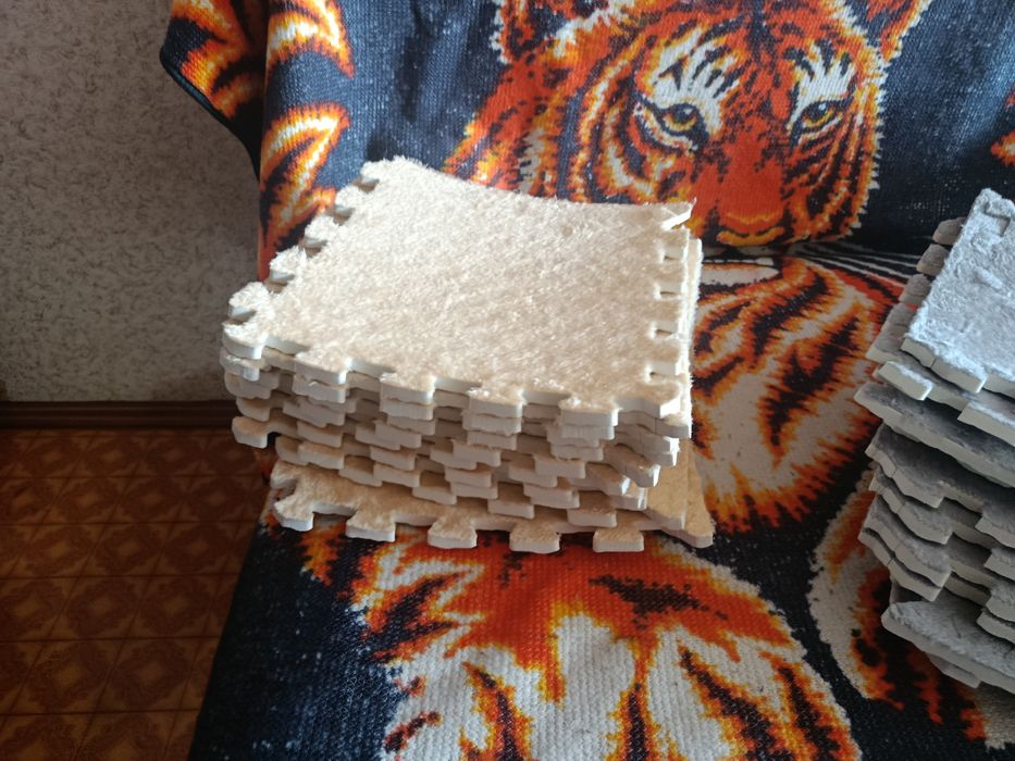 Напольные плитки-пазлы (EVA) — новые