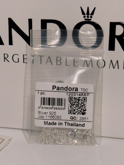 Pandora цепочки серебро