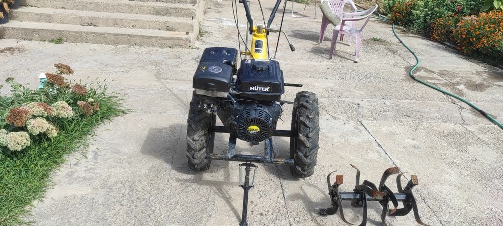 Жер аударамыз мотоблок пен