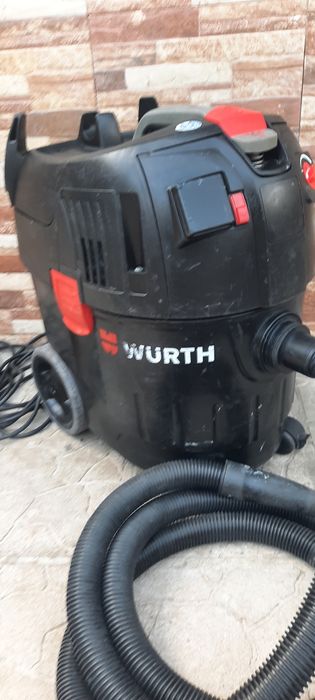 Прахосмукачка WURTH 35L Automatic със Тупалка Контакт Сухо Мокро Строителство