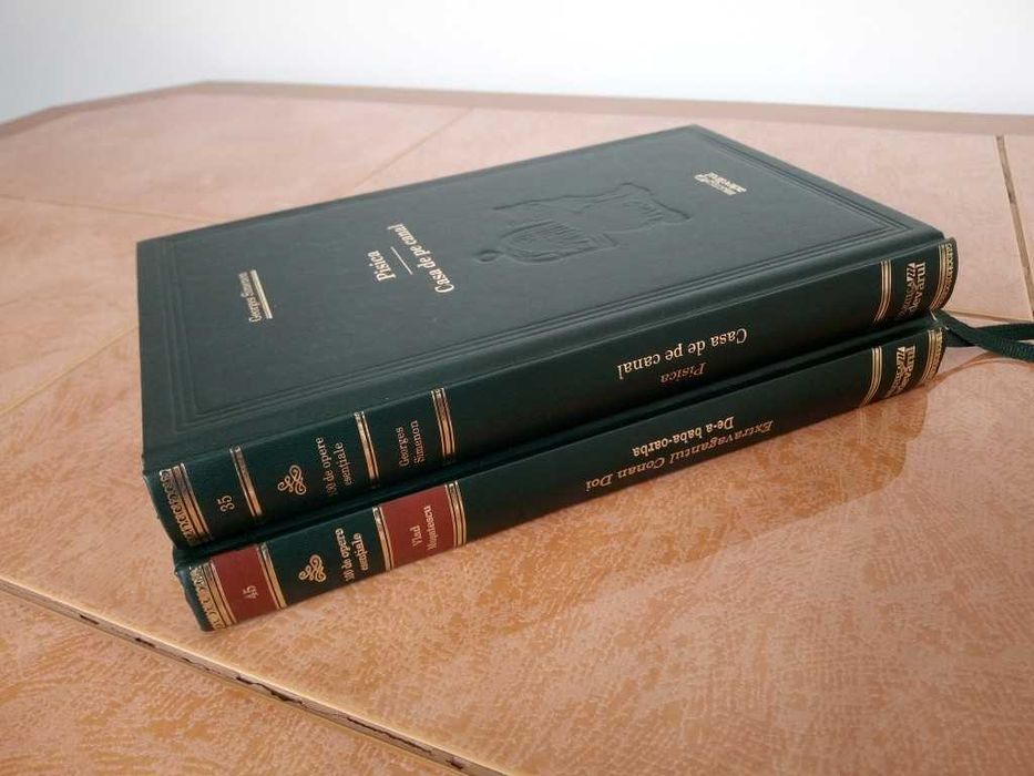 Set 2 Cărți Colecția Adevărul: Georges Simenon și Vlad Mușatescu (Hardback)