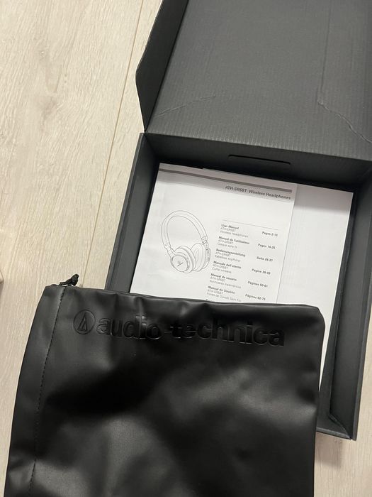 Headphones Audio-Technica ATH-SR5BT, Bluetooth, black.